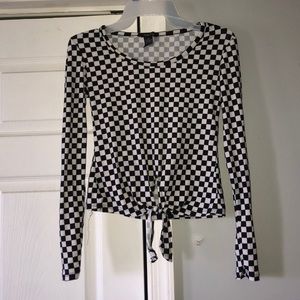 Rue 21 XS Checkers Long Sleeve